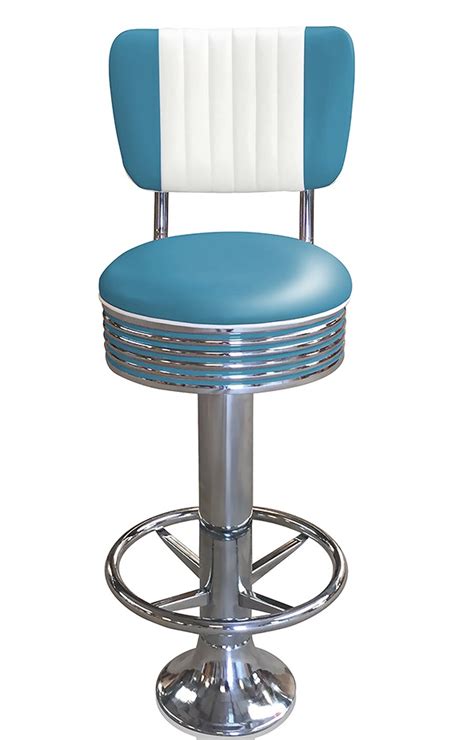 American 50s Style Diner Bar Stools Retro Bar Stools Bs27cb Fr