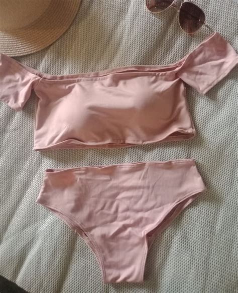 Nude Two Piece Women S Fashion Swimwear Bikinis Swimsuits On Carousell