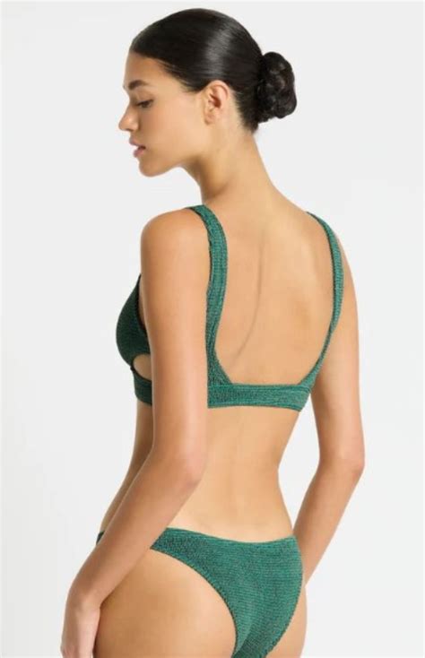 Nino Vista Brief Bikini Set Green Bond Eye