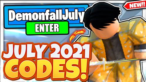 July Demonfall Codes Free Spins All New Secret Op Roblox