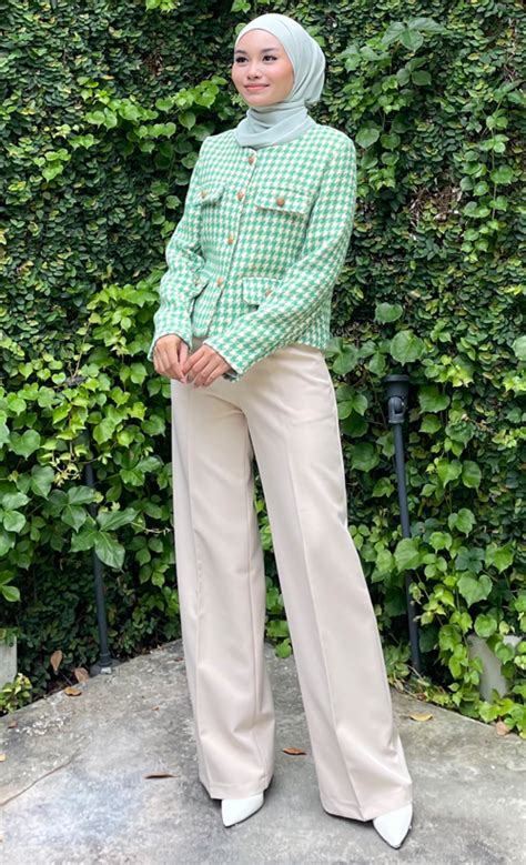 Highwaisted Pant In Nude AINAHARIZ KUALA LUMPUR