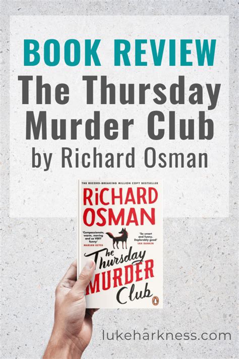 Book review: The Thursday Murder Club by Richard Osman - Luke’s Blog