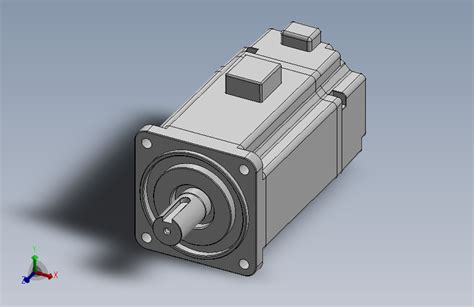 台达交流伺服电机 750wsolidworks 2012模型图纸下载 懒石网