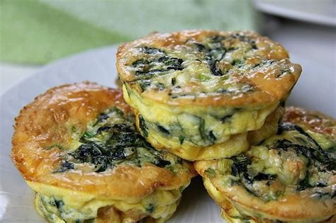 Mini Spinach Feta Quiche