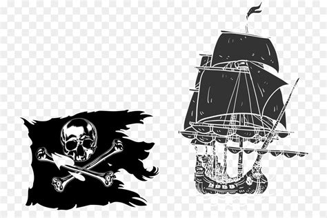 Jolly Roger Cr Neo Y Bandera Pirata Royaltyfree Imagen Png Imagen