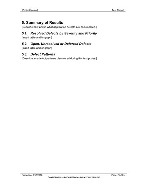 Qa Test Summary Report In Word And Pdf Formats Page 7 Of 12