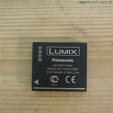 Original Genuine Panasonic Lumix Dmw Bcf E Battery Fs Fs Fx