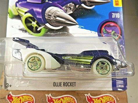 2017 Hot Wheels 293 HW Glow Wheels 7 10 OLLIE ROCKET Purple W Glow In Dark Whls Contemporary