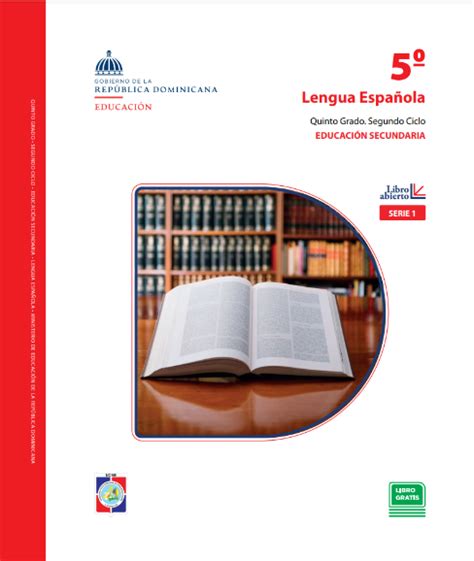 Descargar Libro De Secundaria Lengua Española 5 Quinto De Secundaria