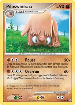 Piloswine Crimson Invasion Tcg Card Database