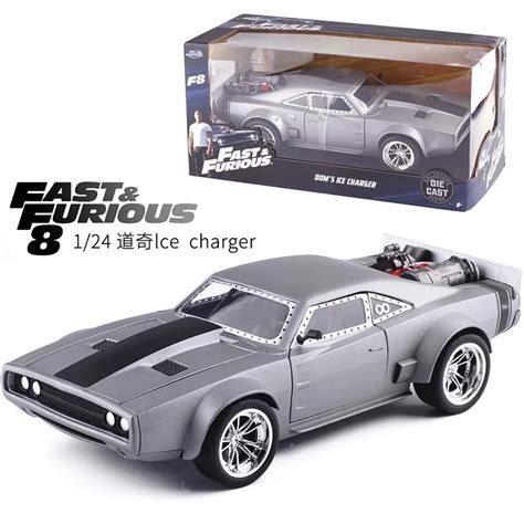 124 Fast And Furious F8 Doms Diecast Cars Model Toy 1972 Plymouth Gtx