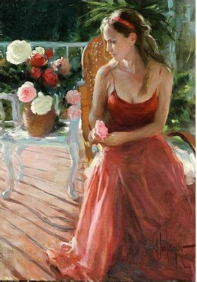 Vladimir Volegov Woman Painting Very Beautiful Woman Female Art