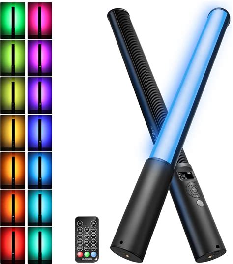 Luxceo P Rgb Handheld Led Video Light Wand Stick Volle Farben