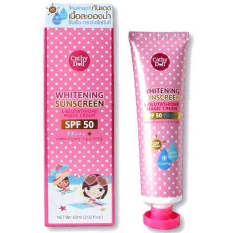 Cathy Doll Spf Whitening Sunscreen L Glutathione Magic Cream Ml