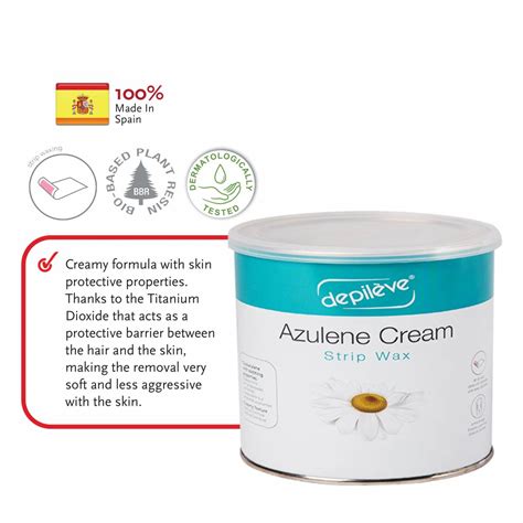 DEPILEVE AZULENE CREAM STRIP WAX 400G Magicboo Beauty Sdn Bhd