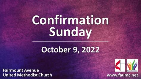 Fairmount Avenue United Methodist Church Online Worship October 9