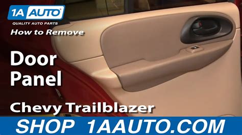 How To Remove Install Rear Door Panel Chevy Trailblazer 02 09 Youtube