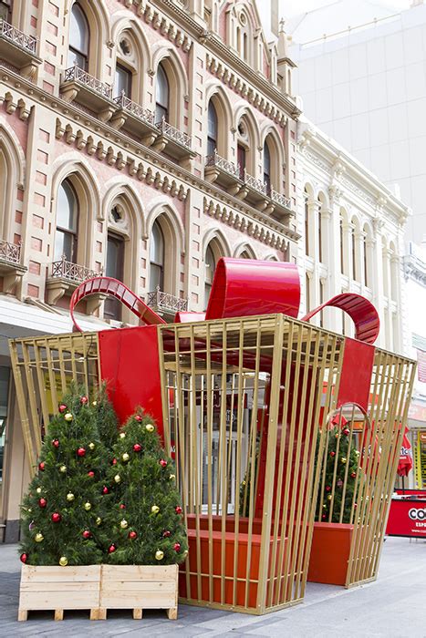 2016 Adelaide Rundle Mall Christmas Decorations Bruce Mckinven Stage Designer Perth