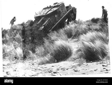 Tank Experiments British Army Stock Photo Alamy