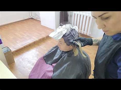 Растяжка цвета пошагово. Эстель принс.Салонный уход. Экранирование ...