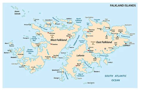 Falkland Islands Maps Facts In Falkland Islands Island Map