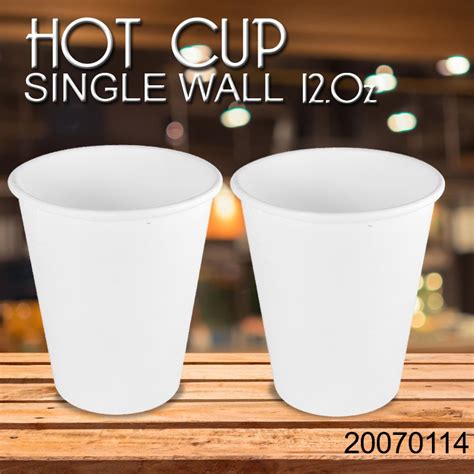 Jual PAPER CUP PUTIH POLOS 12OZ HOT CUP POLOS 12OZ Shopee Indonesia