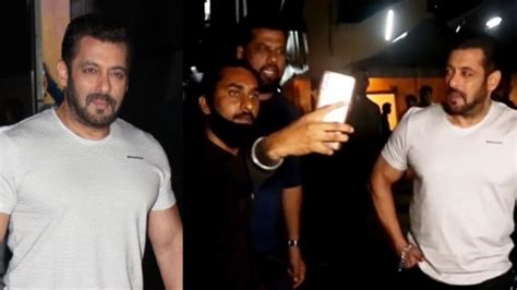 Salman Khan Says ‘naachna Band Kar As A Fan Tries To Take A Selfie