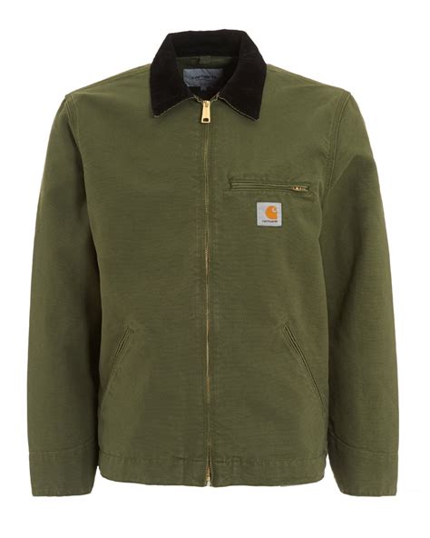 Carhartt Mens Detroit Jacket Turner Canvas Rover Green Coat