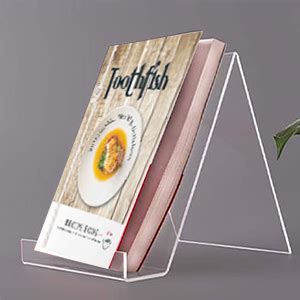 Amazon Trophable Pack Acrylic Book Stand Thickened Clear Book