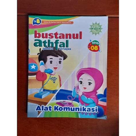 Jual Majalah Bulanan Tk Ra Paud BUSTANUL ATFAL B MARET 2022 Ed 08 Baru