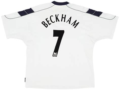 2000 01 Manchester United Away Shirt Beckham 7 8 10 Xxl