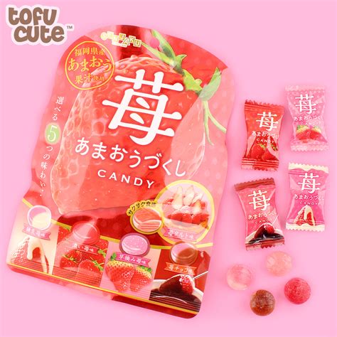 Buy Senjaku Amaou Strawberry Assortment Candy At Tofu Cute