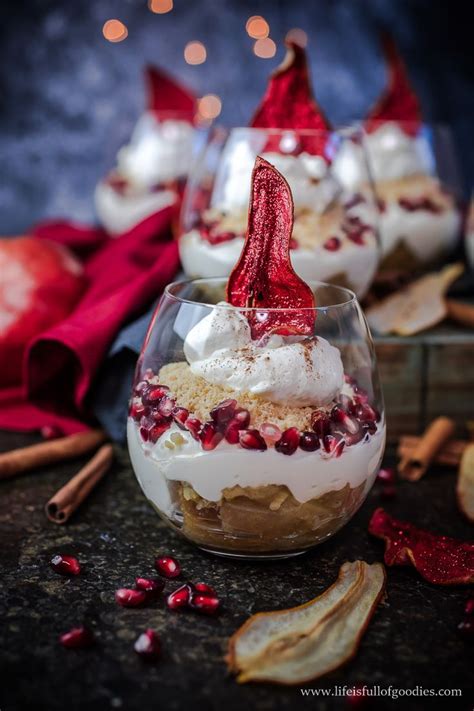 Birnen Tiramisu Mit Granatapfel Auch Als Apfel Tiramisu Lecker