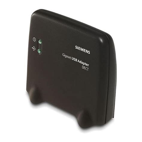 Siemens Gigaset Usb Adapter Dect Operating Instructions Manual Pdf