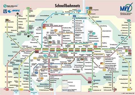 Munich Germany Rail Map