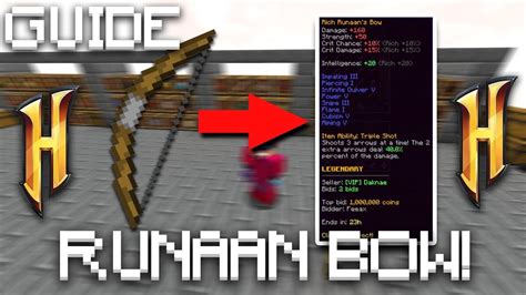 Hypixel SkyBlock How To Get Runaan S Bow I BEST BOW IN THE GAME I Full