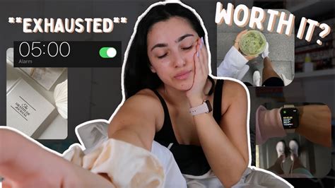 Waking Up At 5am For A Week Becoming A Morning Person☀️ Youtube