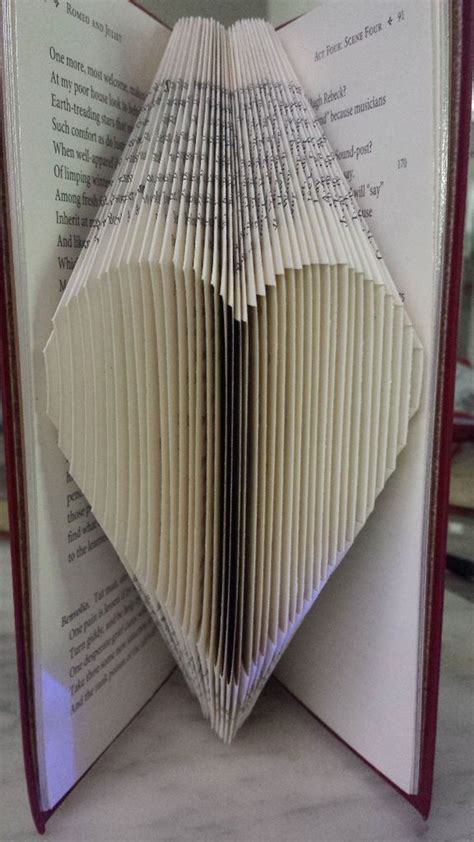 Old Book Crafts Book Page Crafts Paper Crafts Diy Book Folding