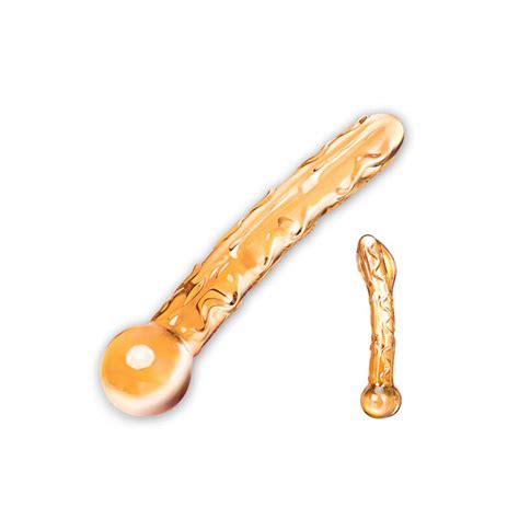 Gl S Orange Tickler Dildo Aus Glas Erotikfactory Ihr Erotikstore