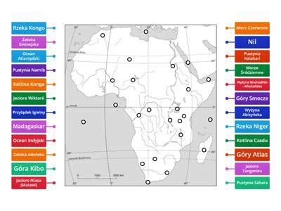 Mapa Fizyczna Afryki Anna Kodyniak Materia Y Dydaktyczne