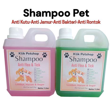 Jual Shampo Kucing Anjing Anti Rontok Shampoo Anti Kutu Jamur Bakteri