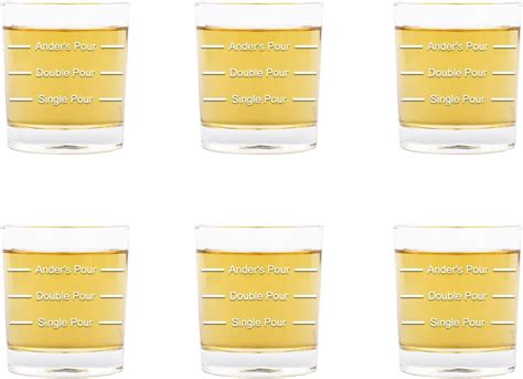 Amazon Sinseike Custom Name Pour Line Whiskey Glass Personalized