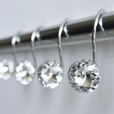 On Sale Decorative Shower Curtain Hooks Rings Clear Highest Quality