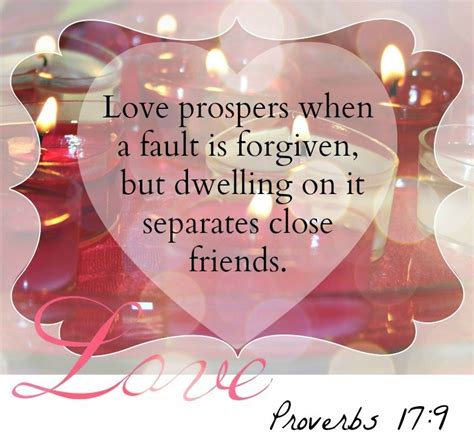 The Living Faithful In Christ Proverbs 17 9 NLT Love