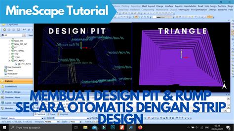 Cara Membuat Pit Dan Rump Otomatis Dengan Strip Design Di Minescape