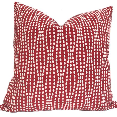 Red Throw Pillow - Etsy