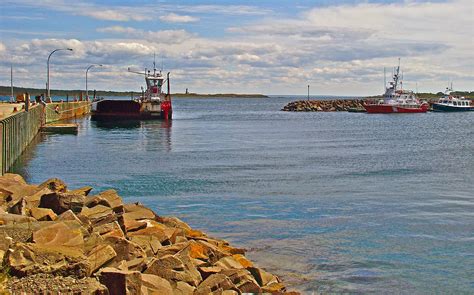 Ferry Dock On Brier Island In Digby Neck Nova Scotia Canada