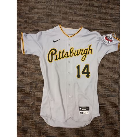 Team Issued Road Grey Rodoplfo Castro Jersey Pittsburgh Pirates