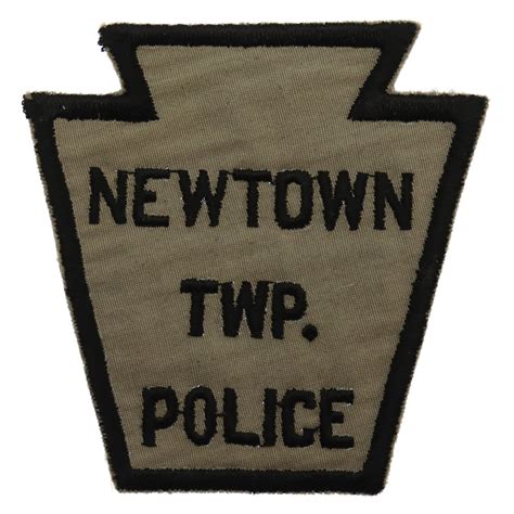 United States Newton Twp Police Cloth Patch Badge