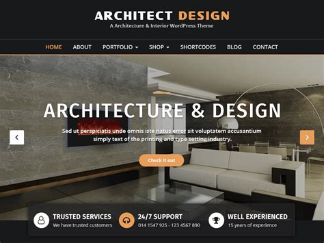 Architect Design Wordpress Theme Wordpress Org